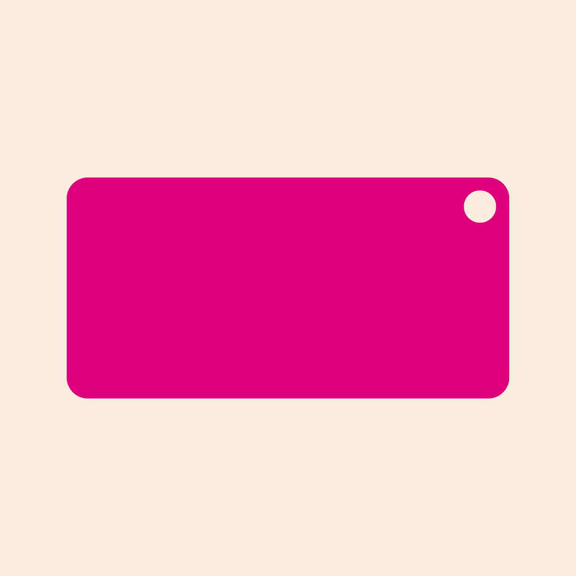 Rectangle Keyring (Custom) LARGE