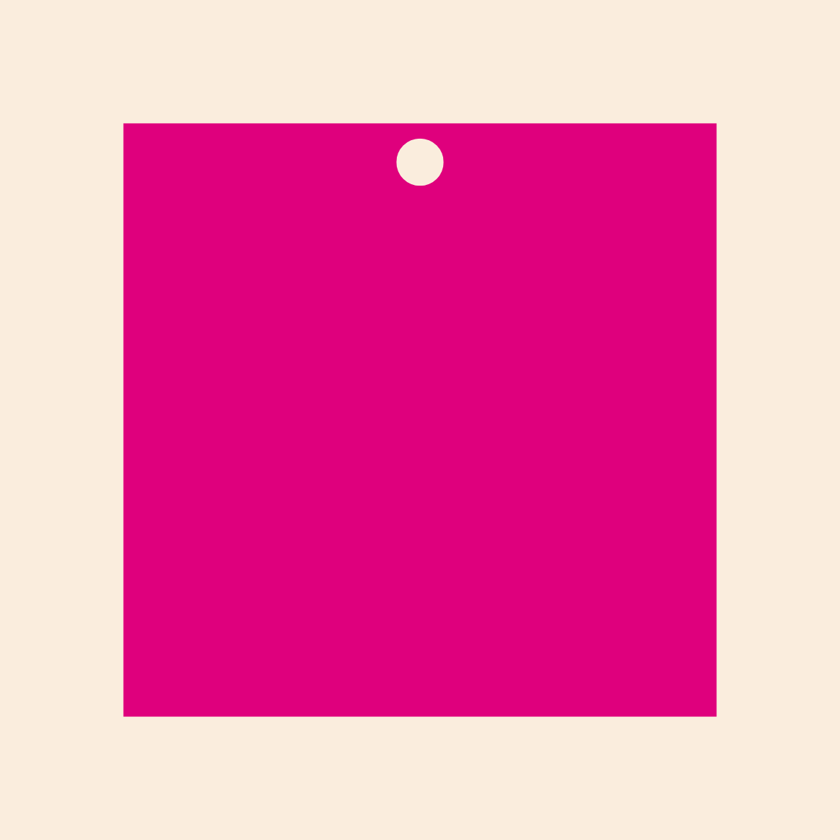 Square Keyring (Custom)