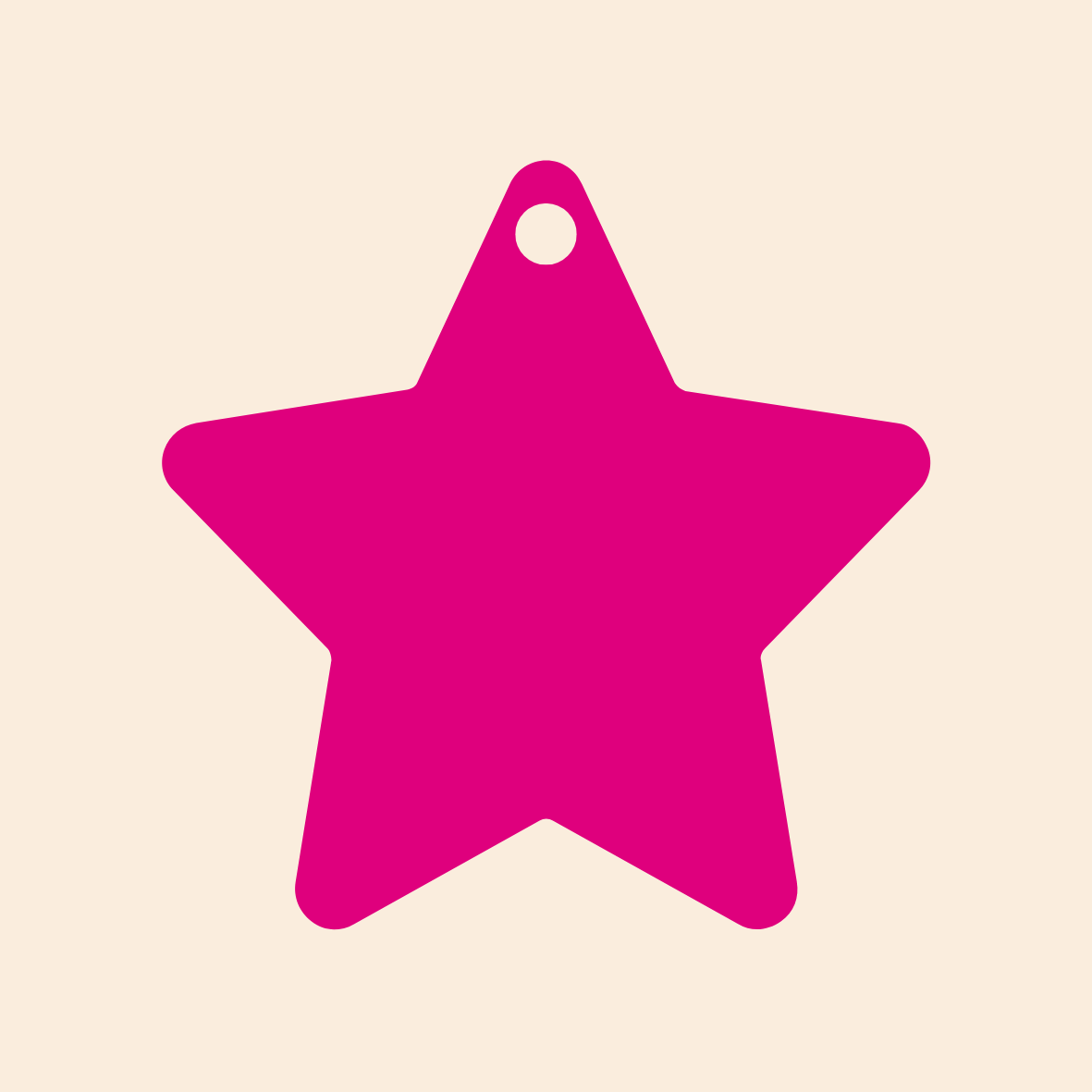 Star Keyring (Custom)